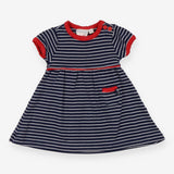 Dress blue striped