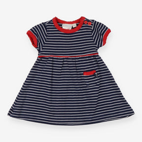 Dress blue striped