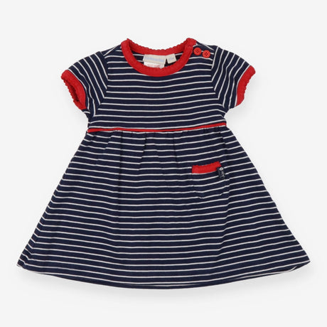 Dress blue striped