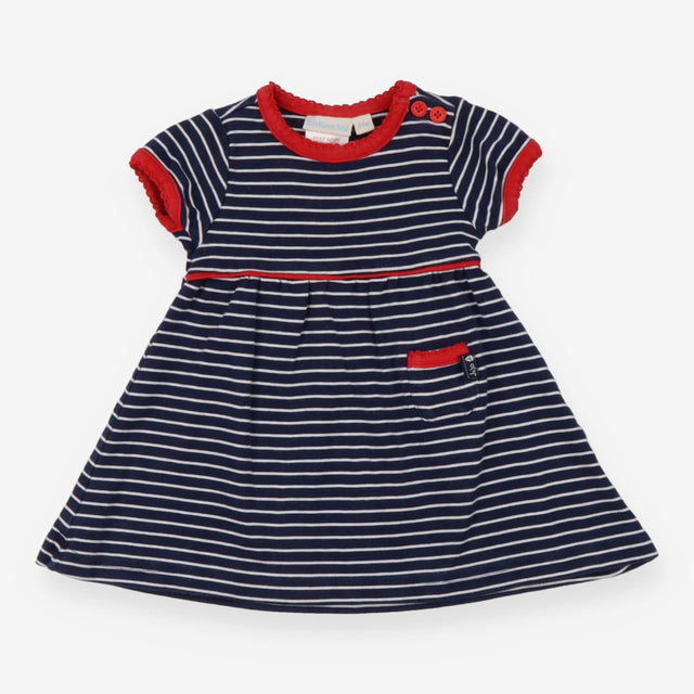 Dress blue striped