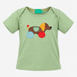 T-shirt green dog