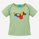 T-shirt green dog