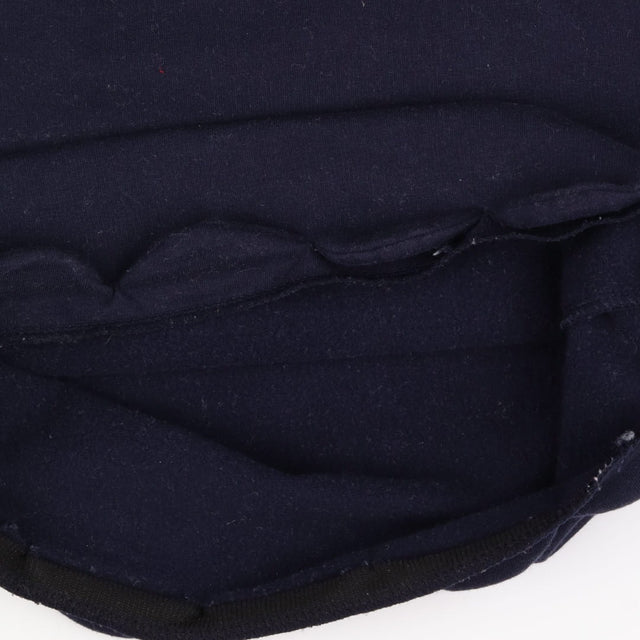 Dress jersey navy blue with white peter pan coll