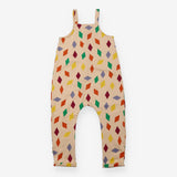Dungarees Beige Colourful Diamonds