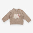 Knit Sweater Cream Polar Bear