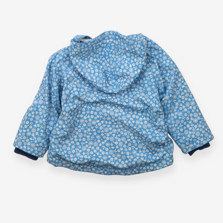 Blue Floral Splash Coat 