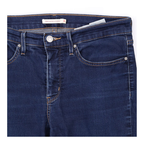 Jeans Dark Blue Shaping Straight Leg Mid Rise