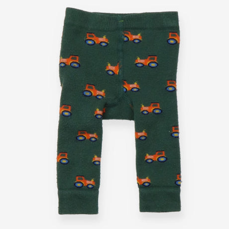 Green Tractor Knit Leggings 