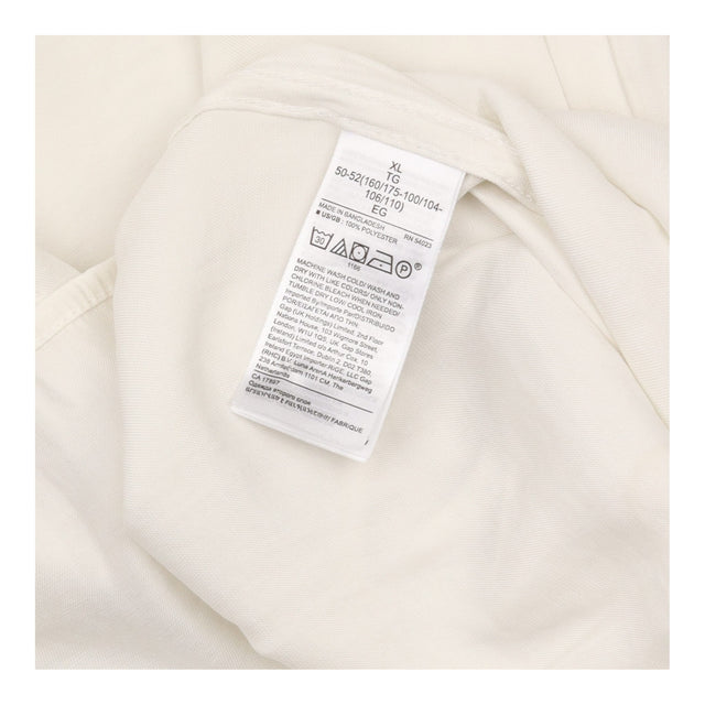Ivory Utility Pocket Button-Up Blouse