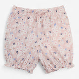 Shorts pink bloomer floral