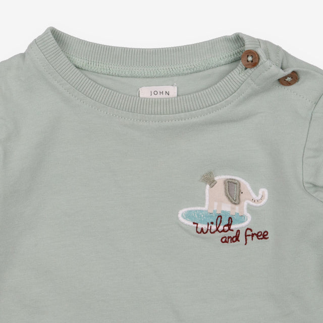 Green Wild and Free Long Sleeve 
