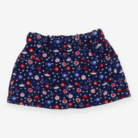 Skirt navy cord nautical