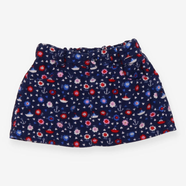 Skirt navy cord nautical