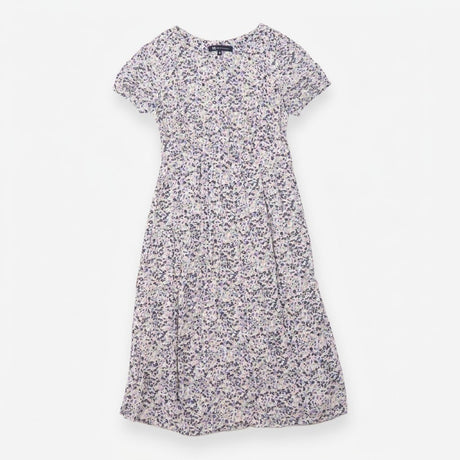 Multicolour Ditsy Floral Fit-and-Flare Midi Dress
