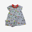 Stripy Rabbit Dress & Bloomers Set