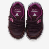 Trainers purple velcro unicorn