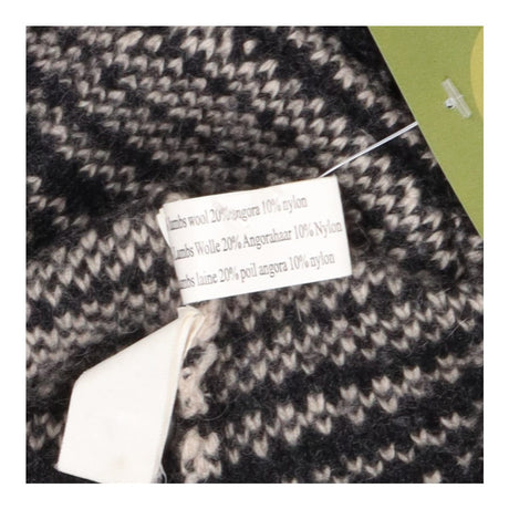 Grey & Black Striped Cardigan Button Front Knit