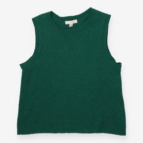 Seasalt Green Knitted Merino Wool Vest