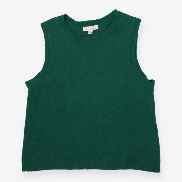 Seasalt Green Knitted Merino Wool Vest