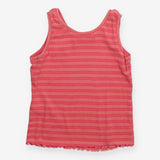 Vest pink stripe flamingo