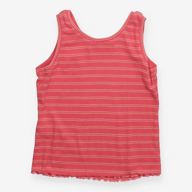 Vest pink stripe flamingo