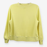 Per Una Yellow Garment Dye Oversized Crew Neck Swe