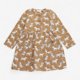 Dress Jersey Brown with Doggies
