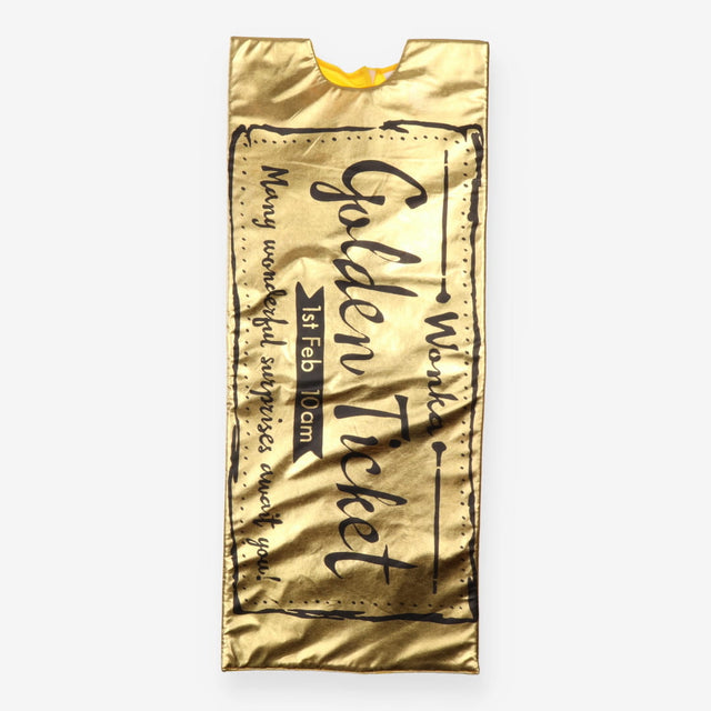 Roald Dahl Golden Ticket Costume One Size