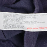 Tee LS navy blue sequin snow flakes