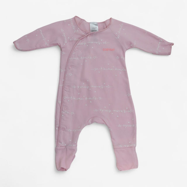 Sleepsuit Pink Je T'aime Bonds