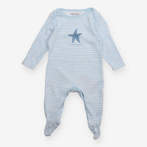 Sleepsuit Blue Strip ''Super Star''