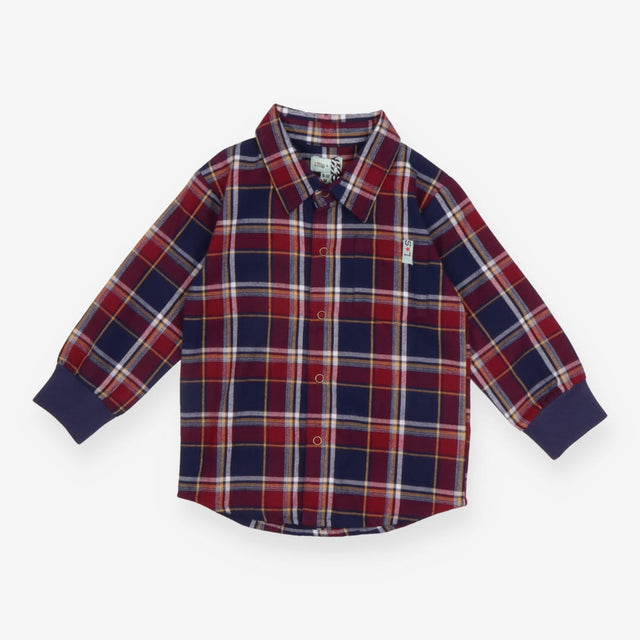 Red and Blue Tartan Shirt
