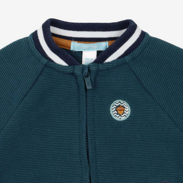 Green Ribbed Forest Jacket
