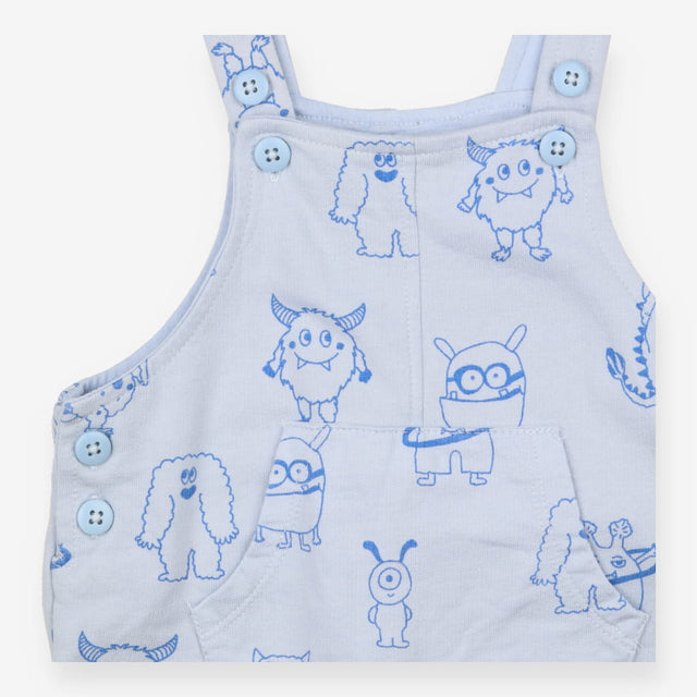 Dungarees blue monsters jersey
