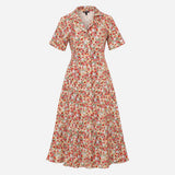 Multicolor Floral EcoVero Viscose Stretch Jersey S