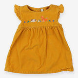 Pinafore cord gold fox guinea pig