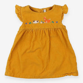 Pinafore cord gold fox guinea pig