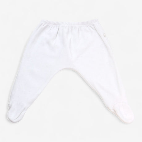 Outfit Velour White Joggers and Jacket with Grey P