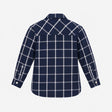 Shirt navy check