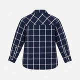Shirt navy check