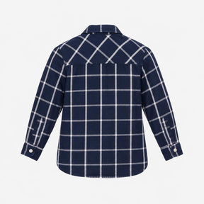 Shirt navy check