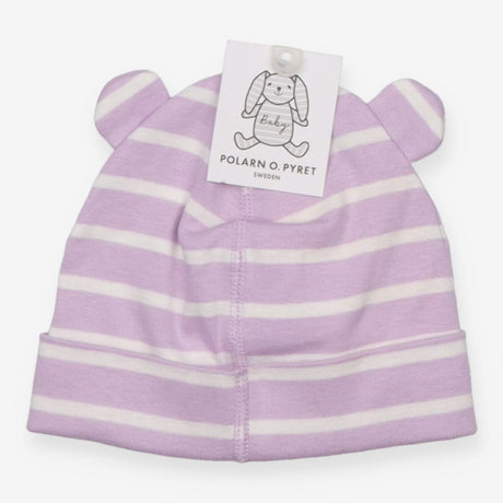 Baby hat lilac stripe