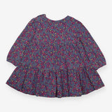 Pink and Yellow Flowers Dress