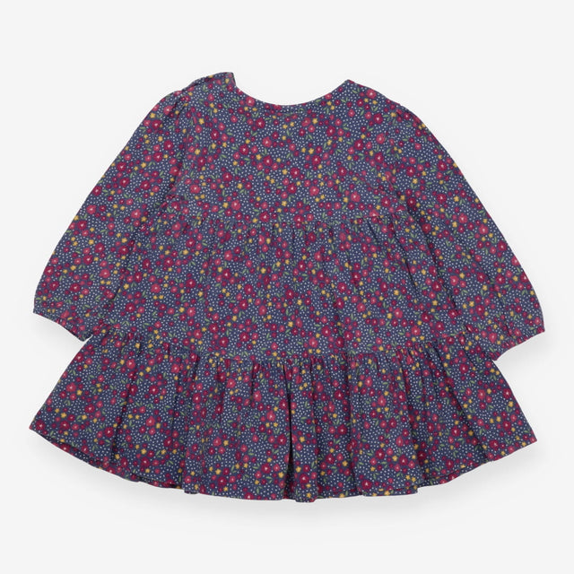 Pink and Yellow Flowers Dress