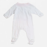 Applique fawn sleepsuit