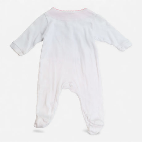 Applique fawn sleepsuit