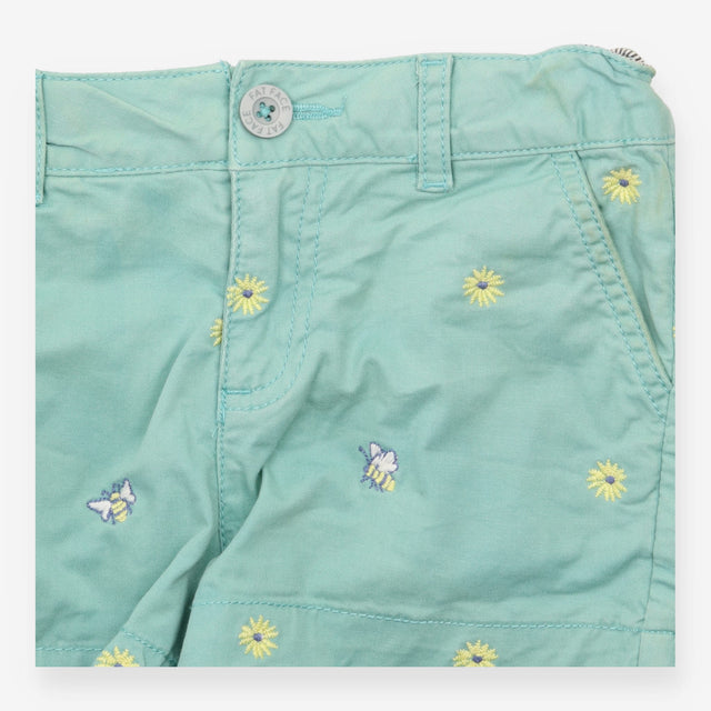 Green Bumble Bee Shorts