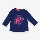 Navy Logo Long Sleeve