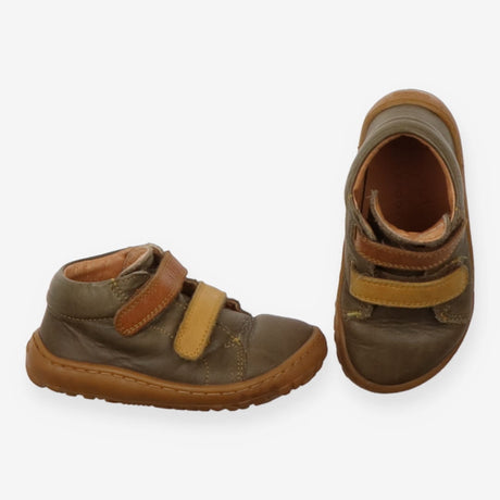 Boots brown tan velcro