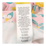 Dress pink with lemons and flowers and lemon pocke